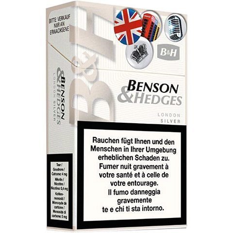 image pour Cartouche Benson & Hedge London White