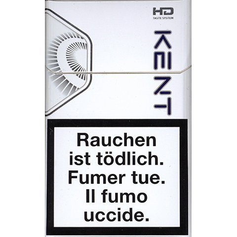 image pour Cartouche Kent HD White 100’s